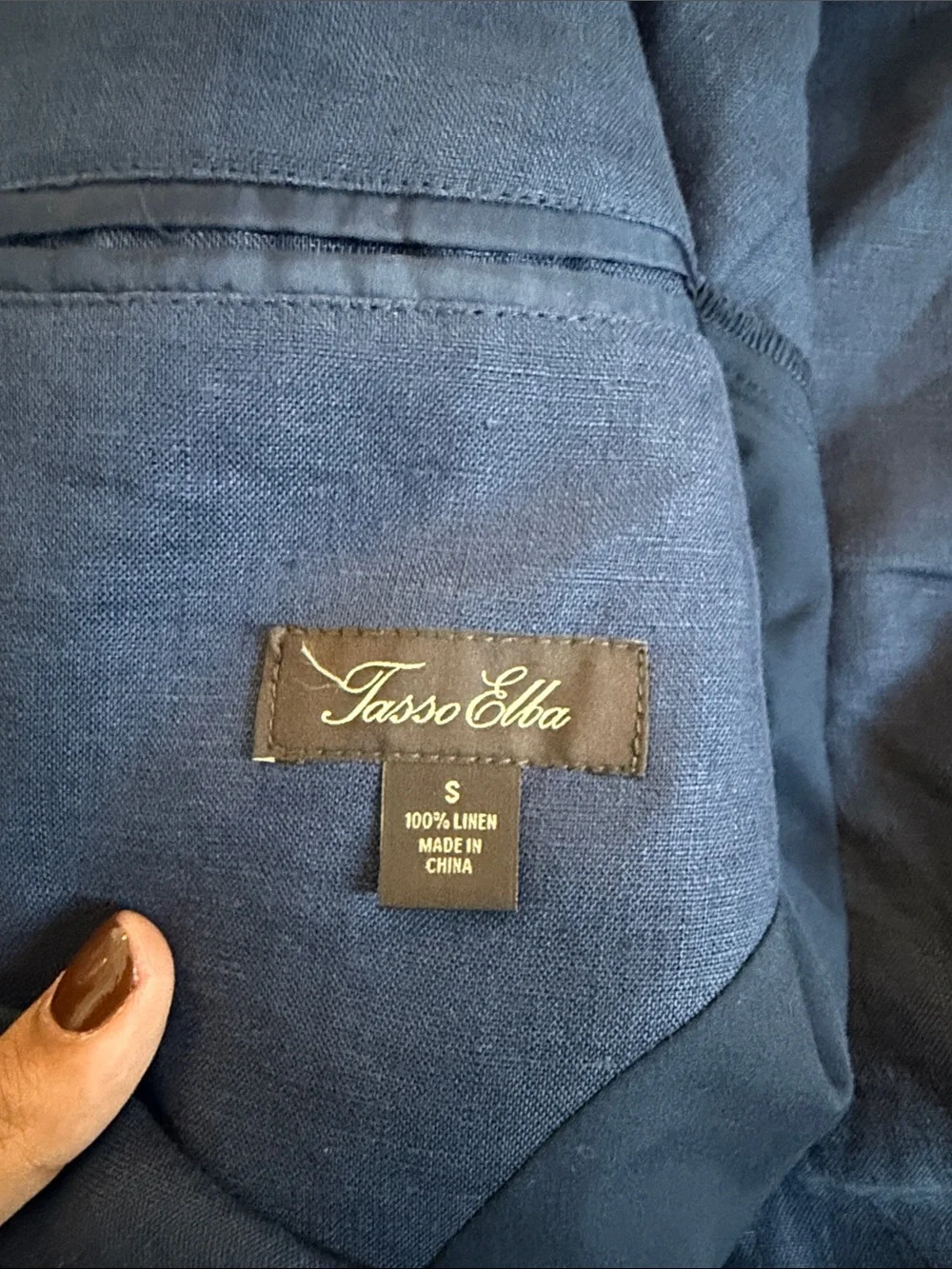 Tasso Elba Linen blazer